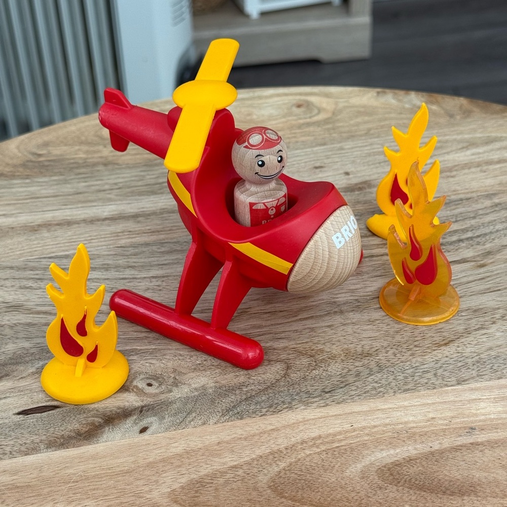 Brio Rescue Helicopter Toy